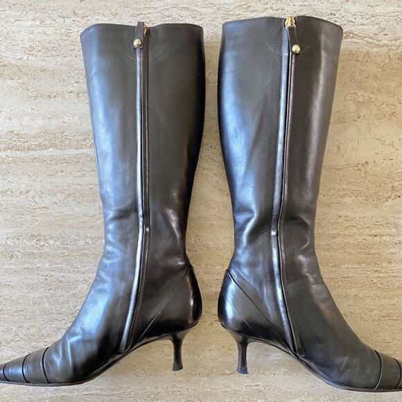 Vintage Chanel Knee High Boots - Picture 4 of 10